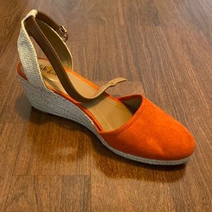 New With Box Orange Style & Co espadrilles size 10